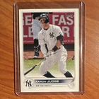 Topps Series 1 2022 Aaron Judge #99 New York Yankees Vertical Batting Card
