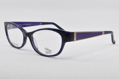 Saks Fifth Avenue Eyeglasses 262 0JDA Blue Green Glitter, Size 52-16-135