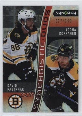2023 Synergy Synergistic Duos Star-Rookie David Pastrnak Joona Koppanen RC 1a3v