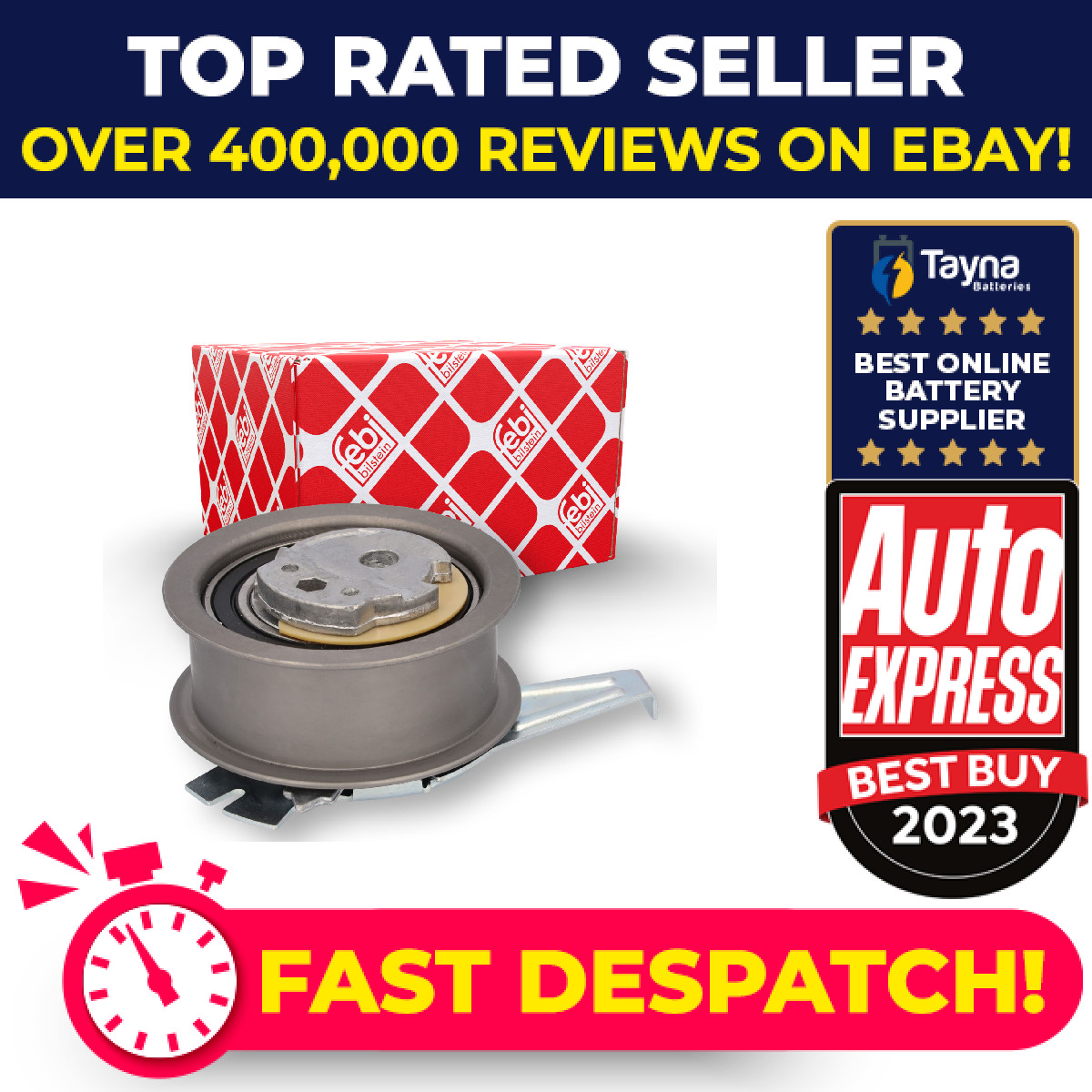 Timing Belt Tensioner fits SKODA OCTAVIA Mk4 2.0D 2019 on DSTB 05L109243 Febi