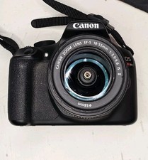 CANON EOS REBEL T6 WITH EF-S 18-55MM ZOOM LENS DIGITAL SLR CAMERA UNTESTED READ 