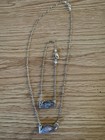 Personalized “SAM” Initials Sterling Silver Necklace Bracelet Set W Pearls — photo 2