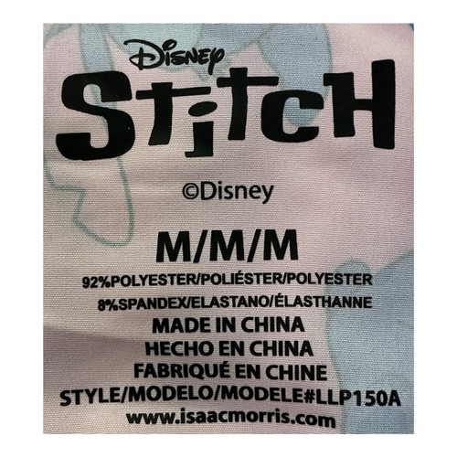 Disney Lilo & Stitch Isaac Morris Scrub Top Pink Size M Cartoon Medical NWT - Picture 3 of 5