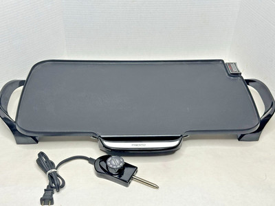 Presto Slimline Nonstick Electric Griddle Ceramic nonstick surface detach handle