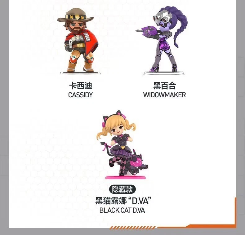 POP MART Overwatch Play Of The Game Series Blind Box Figures Toy Gift - Image 3 of 4