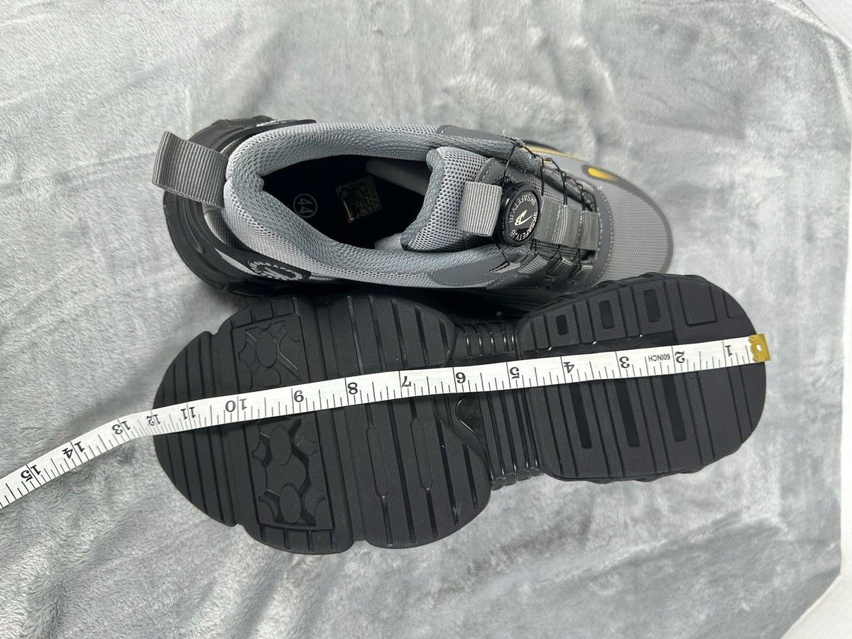 9K SAFETY JB Mens Gray Steel Toe Air Cushion‎ Safety Work Shoes Size US 8 Original 9ksafetyjb Work Boots And Safety Shoes main image 3