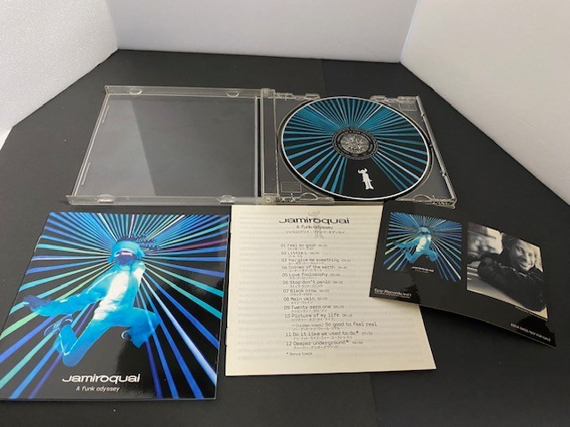Jamiroquai A Funk Odyssey Japan CD w/ Sticker Bonus Tracks ESCA
