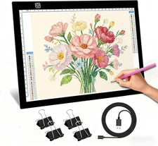 A4 LED Tracing Light Box with Memory Function USB Powered Stepless Dimmable Pad