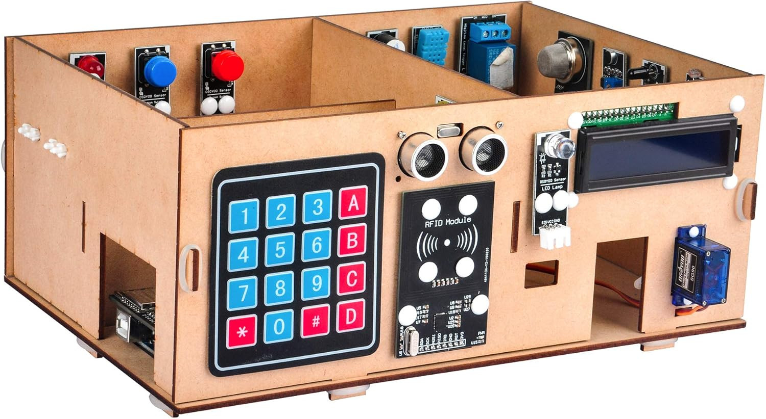 Maison connectée IoT Arduino MEGA avec capteurs et programmation Wi-Fi