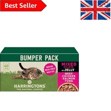 Nutritious Wet Cat Food Mixed in Jelly 40x85g - Ideal for Sensitive Stomachs 7.35 per kilo