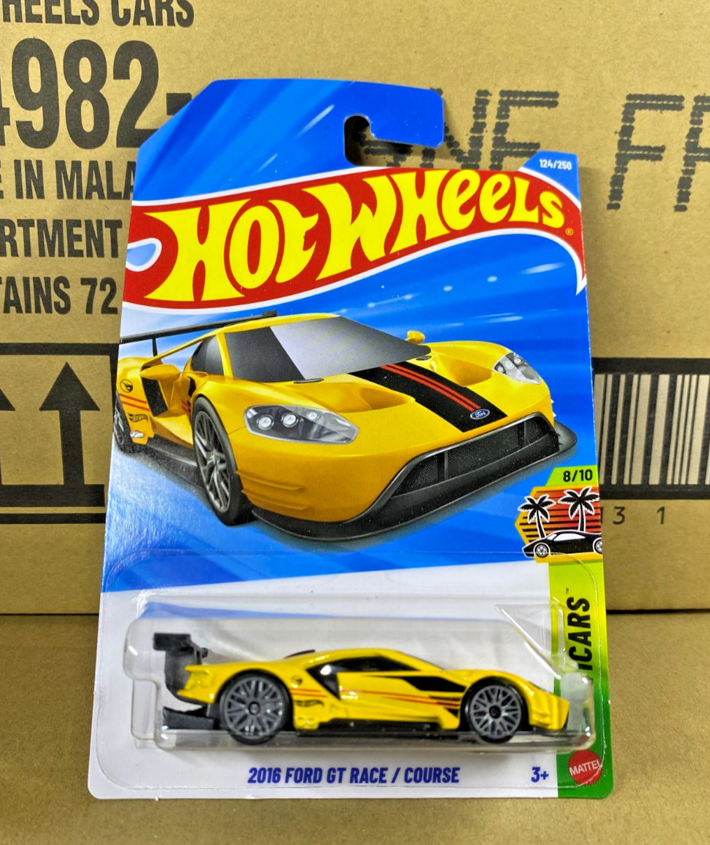 2026 Hot Wheels Mainline Case F RTH 2016 Ford GT Race/Course Series EXOTICARS