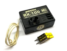 Duratrax RX-100 Receiver Plus 75.630Mhz Crystal GV4-8