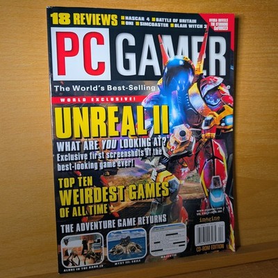 PC Gamer Magazine April 2001 Unreal II NO LABEL