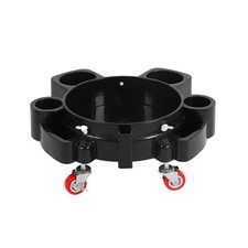 Car Wash Pail Dolly Cup-Style Holders Cleaning Tool Caster Wheels