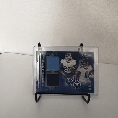 2021 Absolute Team Tandem Derrick Henry/AJ Brown Dual PLAYER USED/WORN Mem #/199
