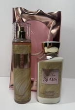 Bath Body Works In the Stars Mist Lotion Set Shea Butter Coconut Oil gift bag