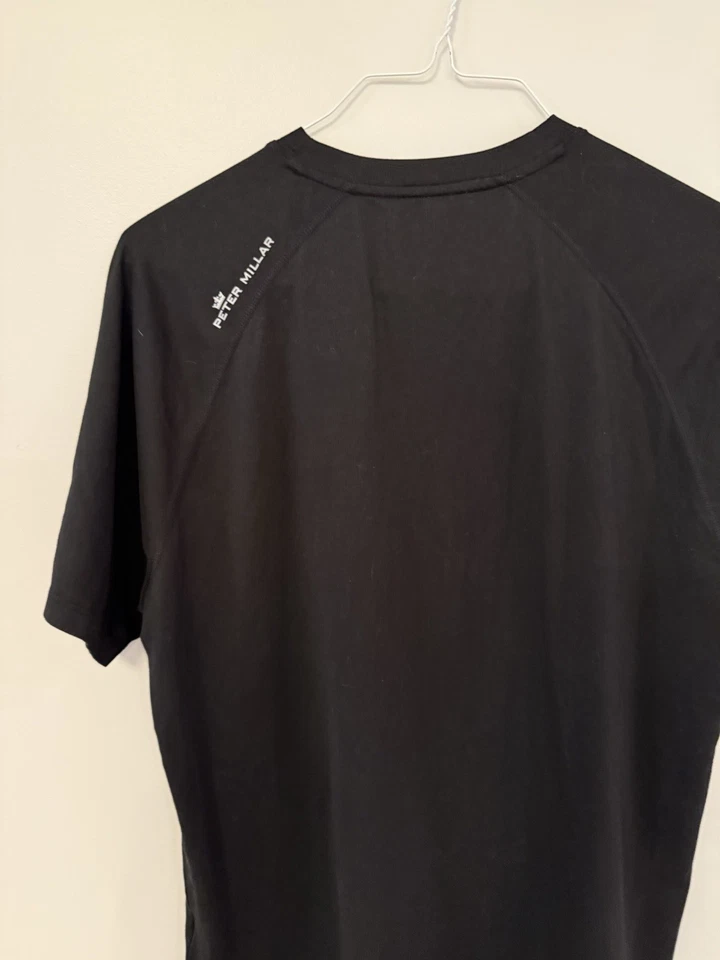 Футболка мужская Peter Millar Aurora Performance L серая Athleisure спортзал короткий рукав - Изображение 4 из 4