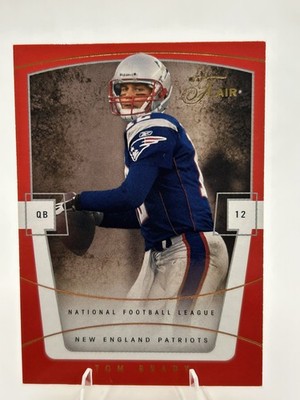 2004 Fleer Flair Tom Brady #4 Patriots 