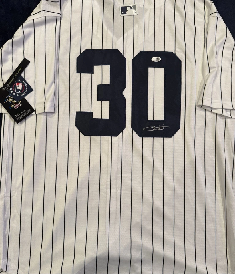 CAMISETA AUTO FIRMADA POR LUKE WEAVER LANZADOR DE LOS YORK YANKEES ¡¡CON CERTIFICADO JSA!!! Foto 2 de 4