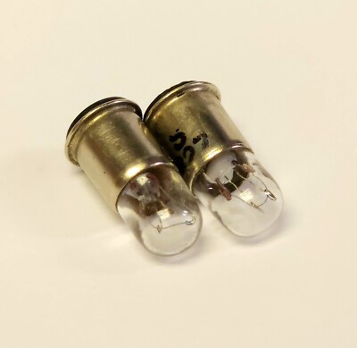 LOT OF 2 CM-327 Type Q LAMP Bulb GE DIALIGHT DIALCO CM 327 S 327 GENERAL ELECTRI