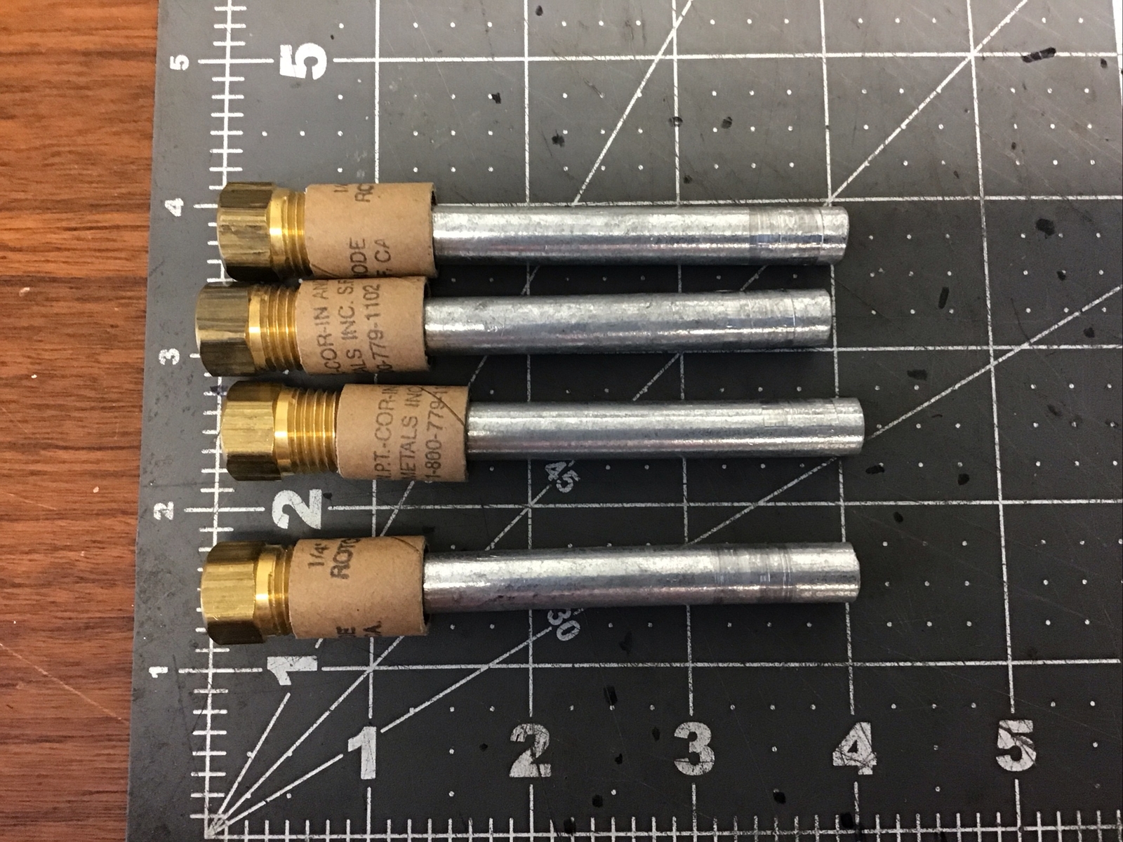 Rotometals (4 Lot )Zinc Anode DrainOf Plug Kit Drain petcock Radiator 1