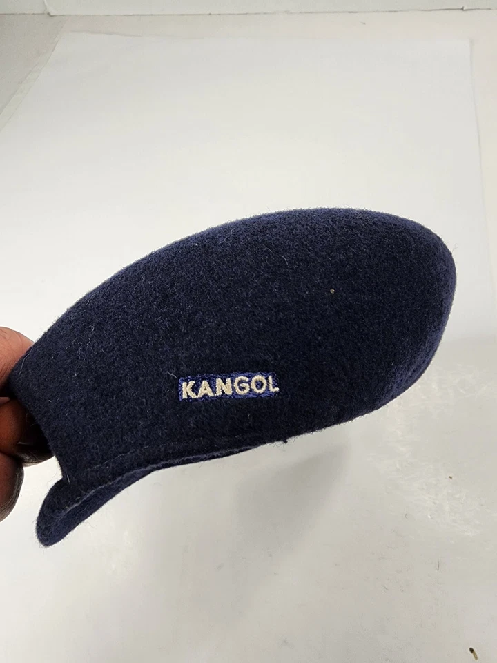 Винтажная детская средняя английская кепка Kangol синяя шерстяная мау - Изображение 3 из 4