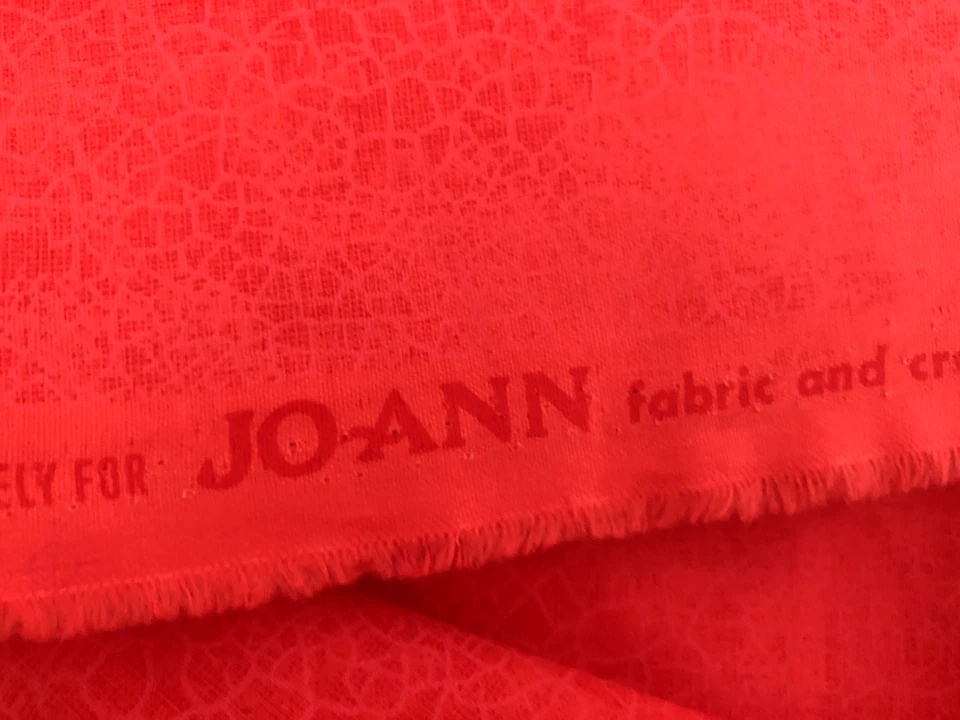 VTG 1+ Yd KEEPSAKE CALICO QUILT Red Animal PRINT Cotton FABRIC  45LX44W Jo-Ann - Image 4 of 4