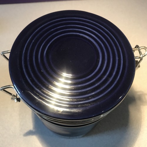 HD Designs Ceramic Crock Blue 8 in - Picture 6 of 12