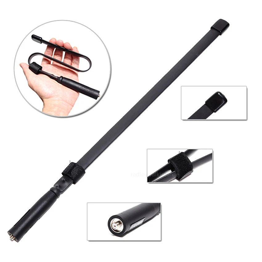 CS Tactical Foldable Dual Band Antenna BaoFeng UV-5R UV-82 BF-F8HP Walkie Talkie - Image 4 of 4