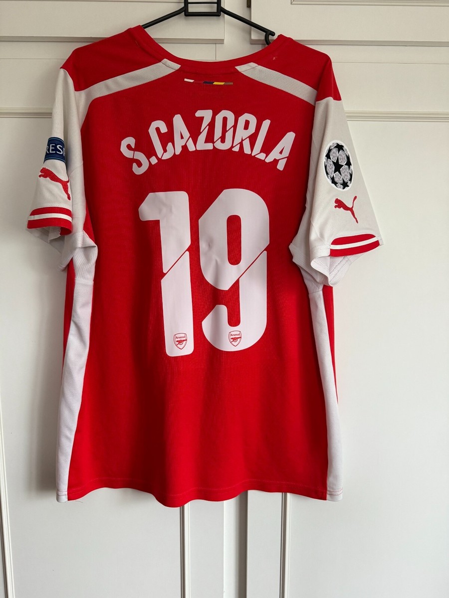 2014-2015 Arsenal S Cazorla Arsenal Home Football Shirt Large /60108