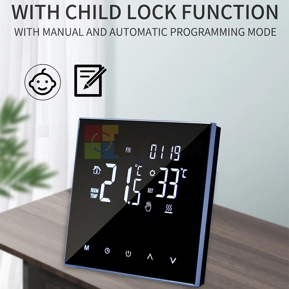 LCD Digital WiFi Thermostat Remote Controller For Google Alexa Smart Home - Image 3 of 4