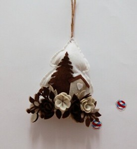 Decorazioni Natalizie Ebay.Albero Natale Luminoso Dietroporta Addobbo Albero Tessuto Decorazioni Natalizie Ebay