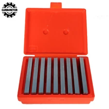 18 Pack 1/4 Inch High Precision Steel Parallel Set Thick 6 Inch Long 0.0002 Inch