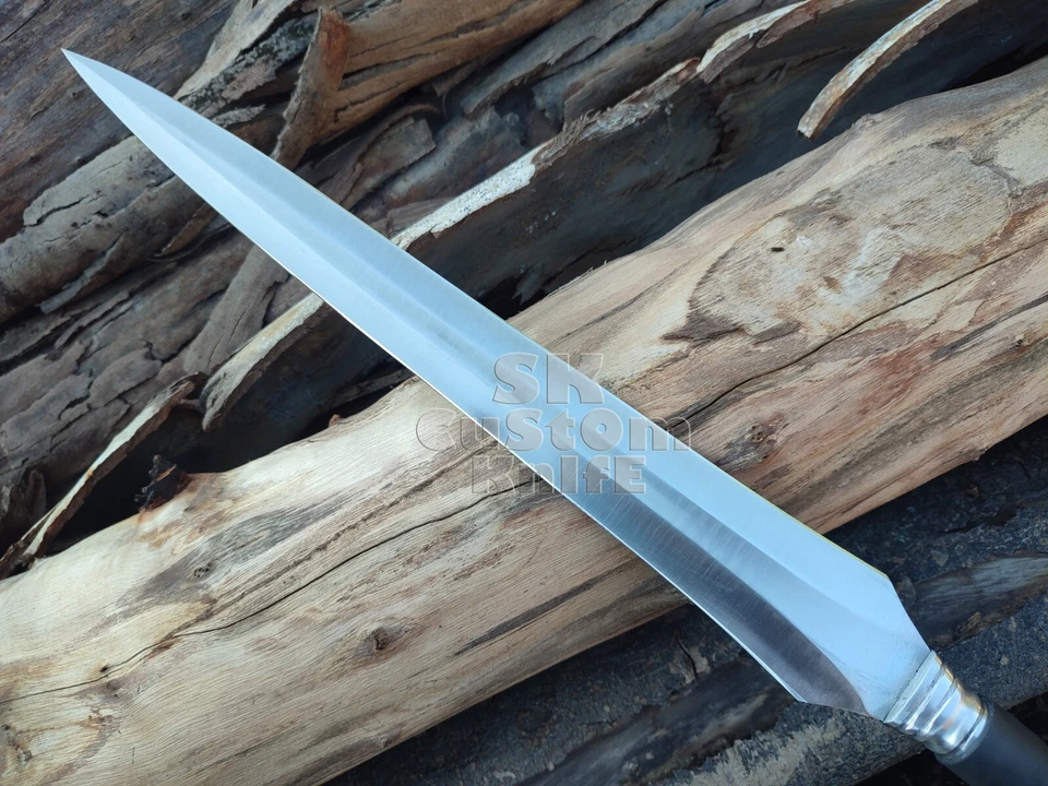 Espada Gladious: 20" Hoja Larga Forjada a Mano Resorte Acero Espada de Lucha 27" Foto 4 de 4