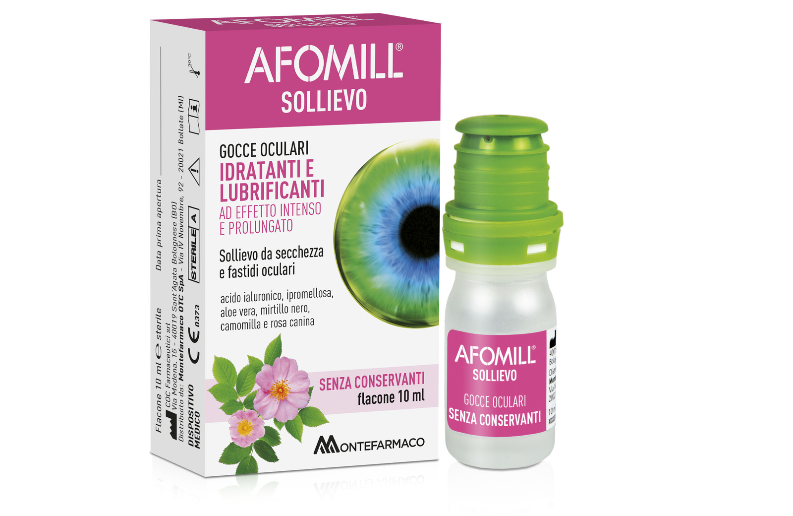 Afomill Sollievo Gocce Oculari Con Acido Ialuronico 10 ml