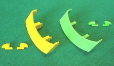 Heckflügelspoiler & Spiegel für 90er Scalextric VW VW VW Volkswagen Käfer Cup C2299/30