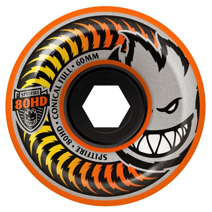 スケートボード SPITFIRE 80HD Conical Full Orange 55mm Spitfire 80HD Orange Fade Conical Full 55mm 80a Skateboard Wheels