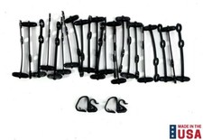 Engine Compartment Wire Loom Washer Hose Clips For 1965-1966 Ford Mustang Engine Compartment Wire Loom Washer Hose Clips For 1965-1966 Ford Mustang