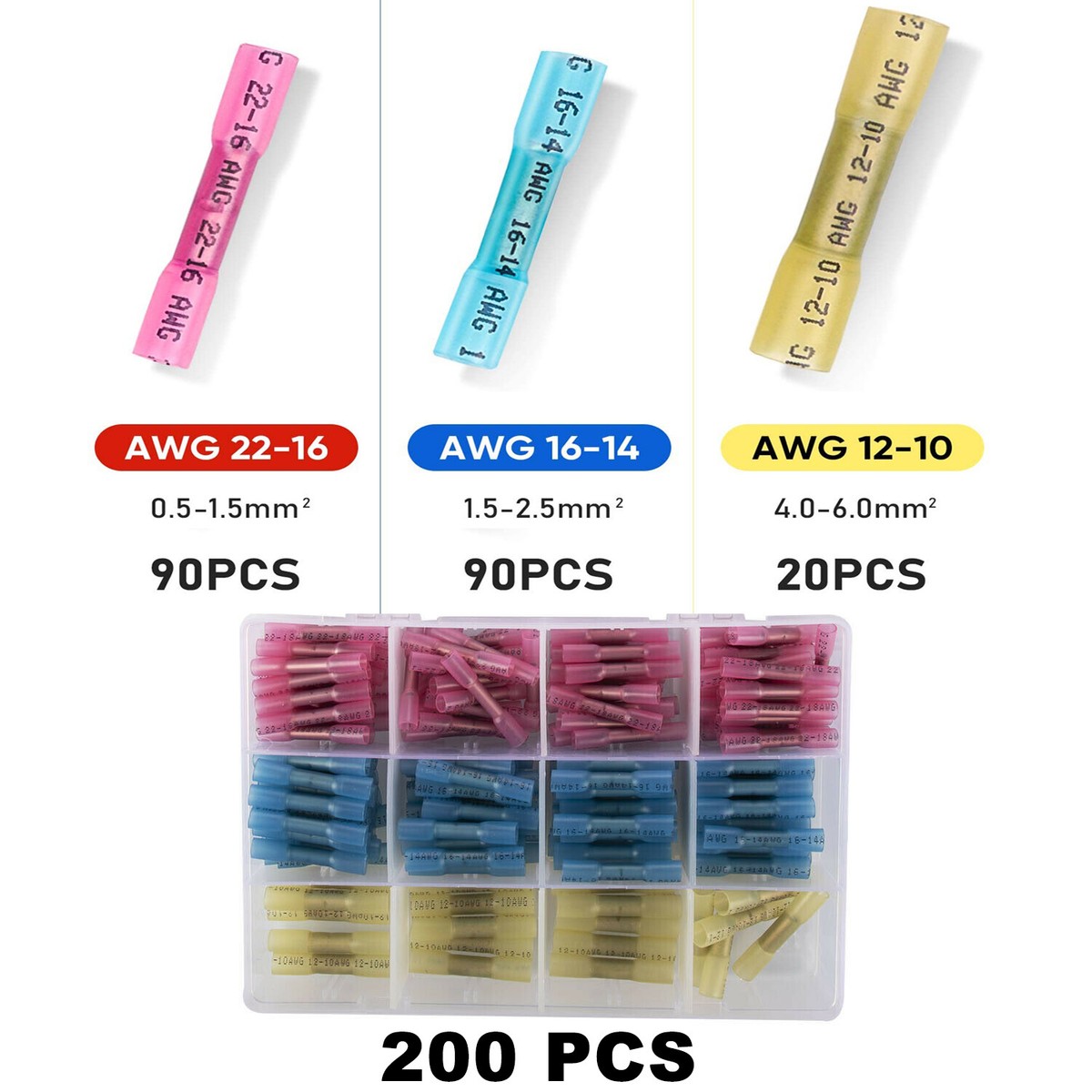 110 Pcs Heat Shrink Wire Connectors, Solder Seal Jamaica - View #9