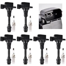 6 spark plugs and coil packs UF349 Fit Nissan Altima Maxima Quest Murano 3.5L