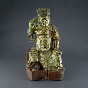 Kangxi wooden GUAN YU 1720, 關羽 关羽 GUANYU guandi di guangong, Changsha police ☆☆☆