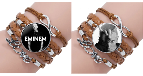 Bracelet DRAGON BALL ¤ Cuir PU tressé avec médaillon ¤ Modèle