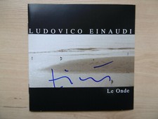 Ludovico Einaudi autograph signed CD booklet "Le Onde"