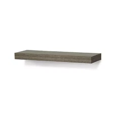 Mini Avalon 6 In. X 20 In. X 1.5 In. Ash Oak Floating Shelf MDF with Veneer Over
