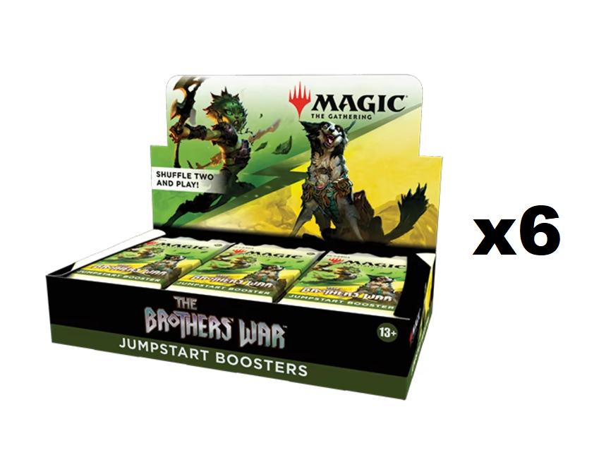 SEALED CASE 6x Jumpstart Booster Box The Brothers War BRO MTG