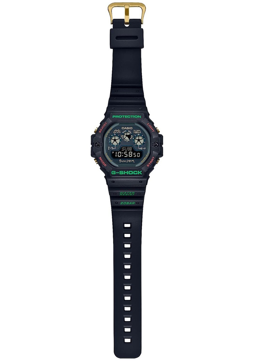 CASIO G-Shock DW-5900FA-1JR FACETASM Men Watch Black Resin
