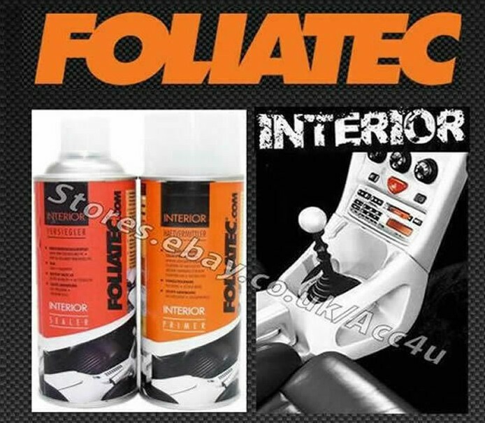 Car Interior Spray Paint Dashboard Plastic Vinyl Matt Sealer & Primer