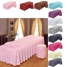 SPA Linen Table Skirt Cover Sheet case Stool Covers -