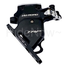TRP HD-C711 HY/RD Hydraulic Disc Brake Caliper, Front 160mm Blk/Sil, Flat Mount