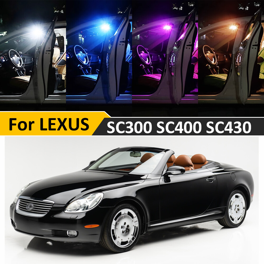 Led Interior Lights Bulbs MapKit For Lexus SC300 SC400 SC430 1991-2010